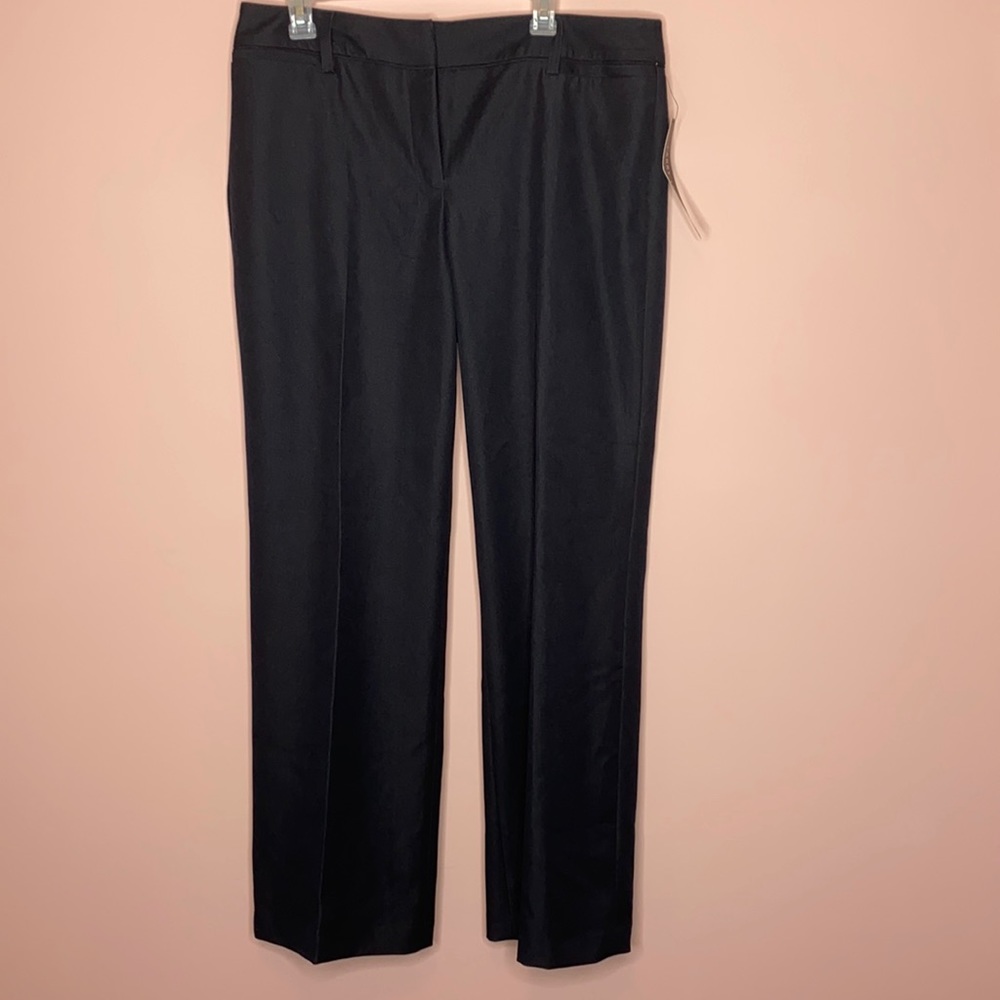NWT Larry Levine Dark Navy Dress Pants